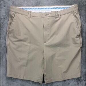 FootJoy FJ Men's Golf Shorts 42 Beige Golf Performance Stretch Chino Lightweight